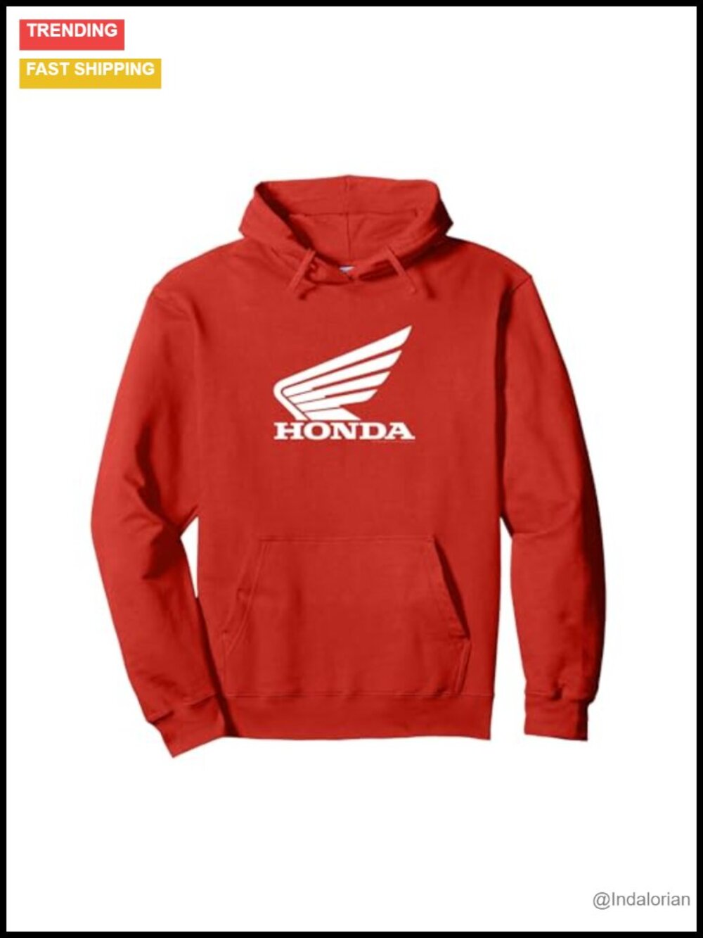 Vintage Wing Logo Pullover Hoodie, Unisex, Cotton Blend, Long Sleeve